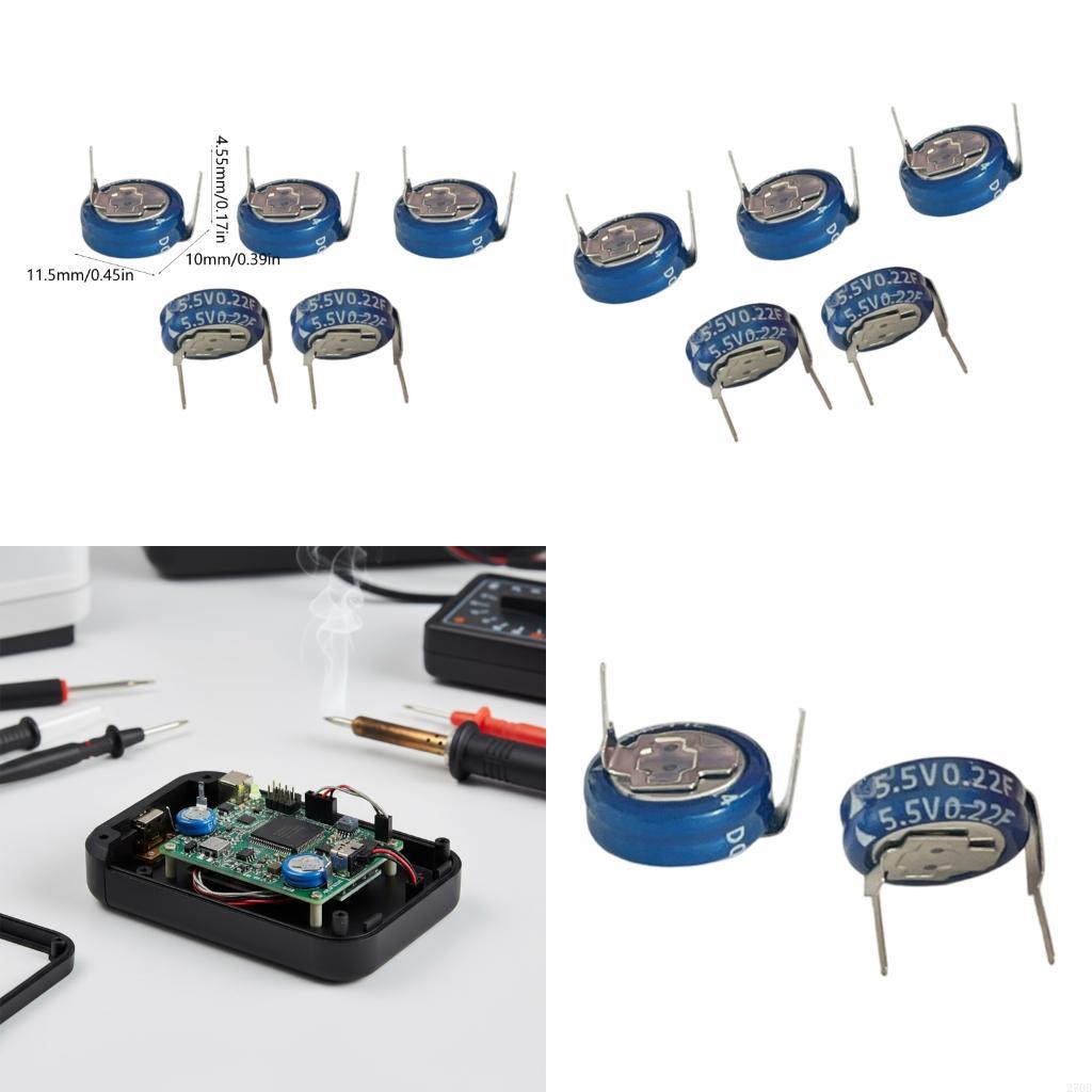  5 Piece 5.5V 0.22F H Type Cap - Renewable Energy Types 评论和价格
