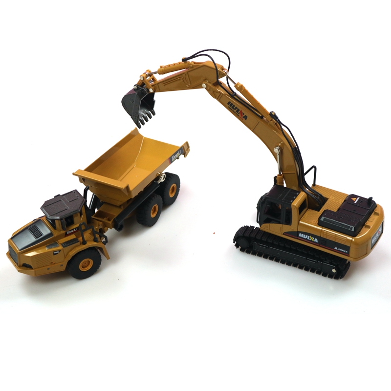 HUINA 1:50 Dump Truck Excavato - Renewable Energy Model 评论和价格