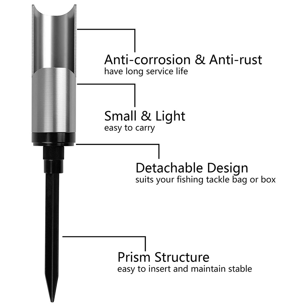 1pc/2pcs Universal Fishing Rod - Earthing Grounding Rod 评论和价格
