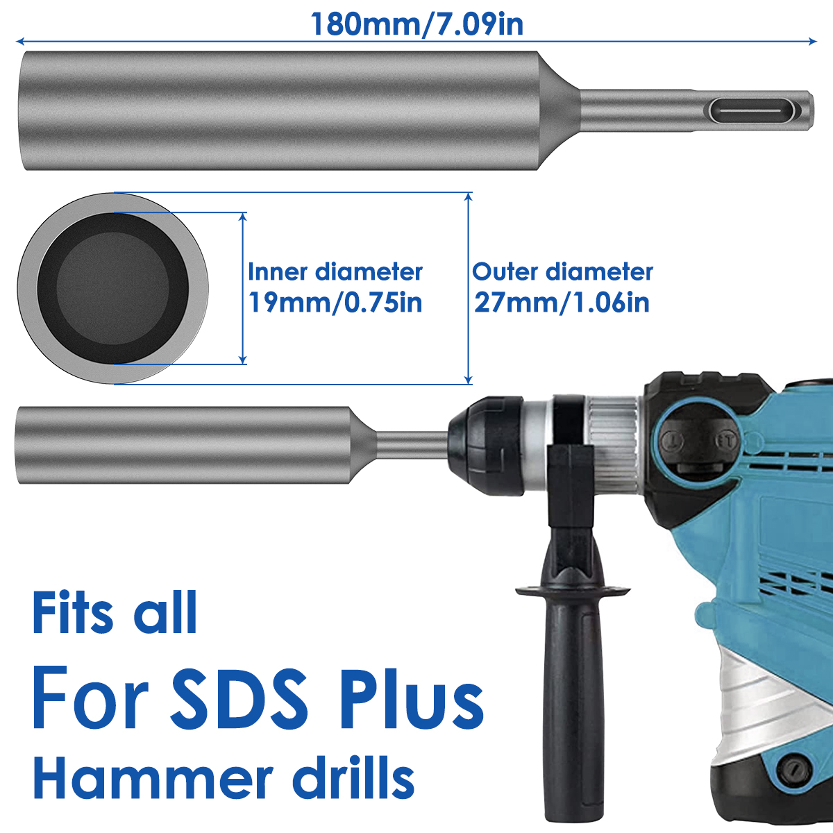 SDS Plus Ground Rod Driver for - Earthing Grounding Rod 评论和价格