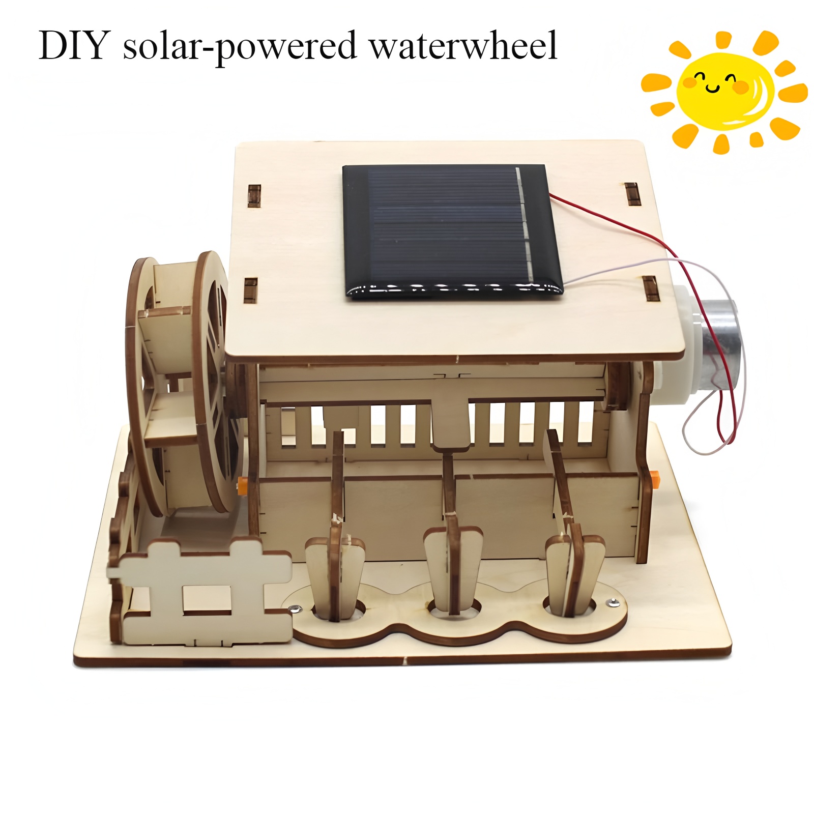 Solar-powered waterwheel,  Diy - Renewable Energy Model 评论和价格
